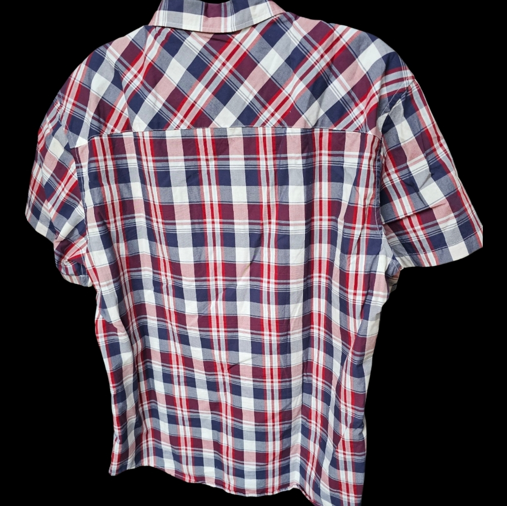 ECKO Unlimited Plaid Men's Short Sleeved Shirt - Picture 3 of 6